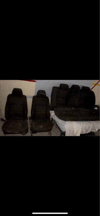 asientos BMW E60 Tela Negro