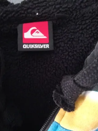 Sudadera Quiksilver Talla L Rayas