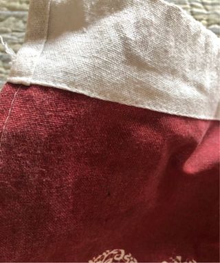 Coppia tendine cuori rosse e bianche