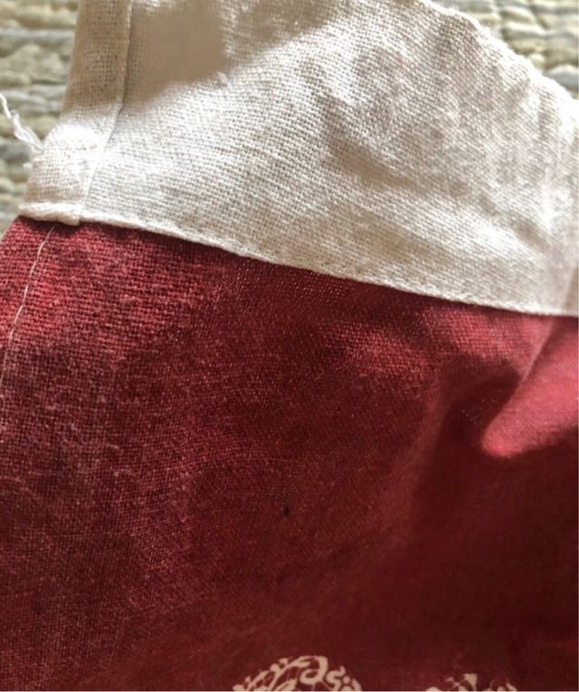 Coppia tendine cuori rosse e bianche