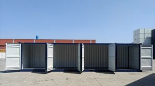 Contenedor marítimo 40HC pies con 4 puertas