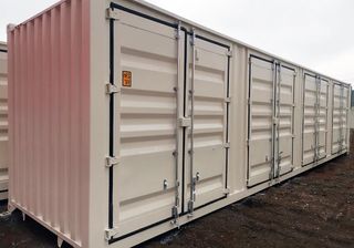 Contenedor marítimo 40HC pies con 4 puertas