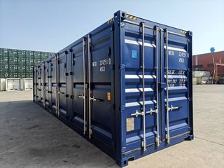 Contenedor marítimo 40HC pies con 4 puertas