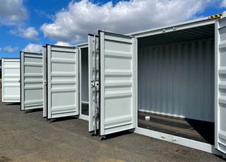 Contenedor marítimo 40HC pies con 4 puertas