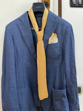 Giacca sartoriale uomo in cotone