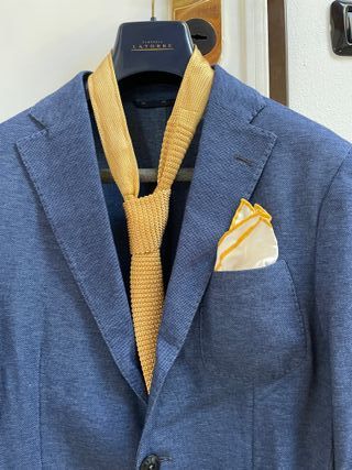 Giacca sartoriale uomo in cotone