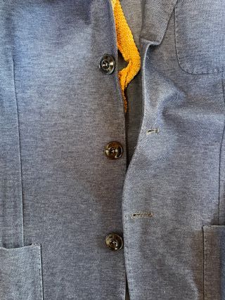 Giacca sartoriale uomo in cotone