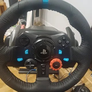 Volante y pedales g29 para ps4 ps5 y pc,con playse