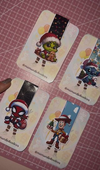 Puntos de libro personalizados con imán.