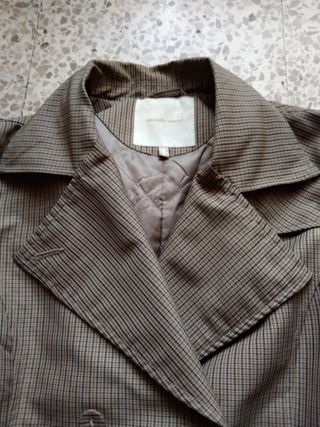 Gabardina Implicate Woman cuadros Talla 38