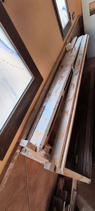 3 Puertas Interiores Madera con Marcos