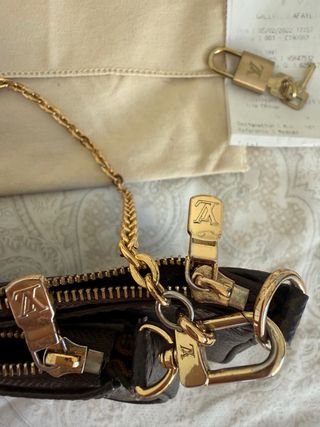 Bolso Louis Vuitton Multi Pochette Marrón Dorado