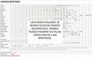 VENDO CROMOS LIGA 2025-26 ESTE PANIN