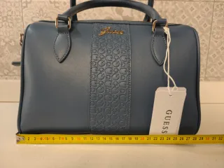Borsa Guess bauletto Giordi Satchel Blu Nuova