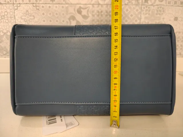 Borsa Guess bauletto Giordi Satchel Blu Nuova