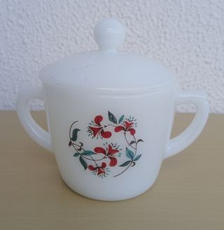 Açucareiro Fire King USA Anos 80