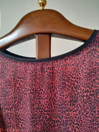 Camisa gasa estampado animal print