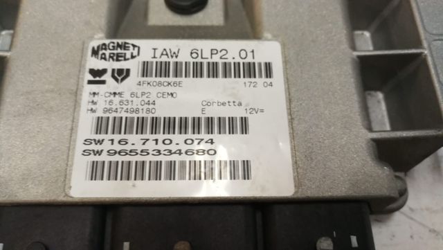 9655334680 CENTRALITA MOTOR