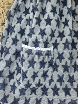 Vestido palabra de honor con estrellas