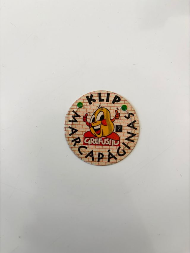 Clip marcapáginas personaje animado