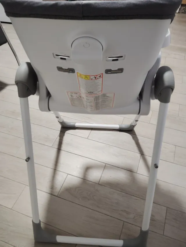 Trona JANE bebé plegable gris