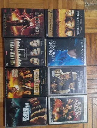 Lote 8 Películas DVD Acción Aventura Ciencia Ficci