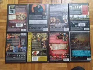 Lote 8 Películas DVD Acción Aventura Ciencia Ficci