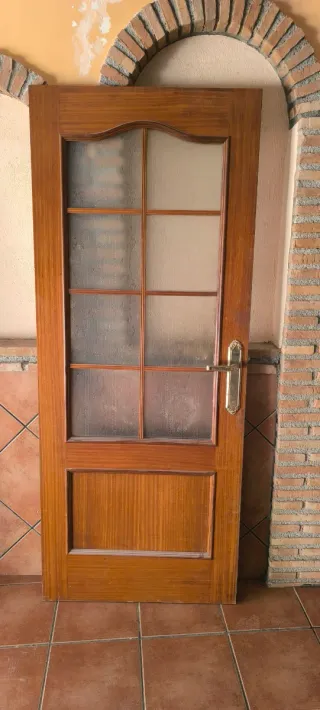 2 Puertas Madera Interior a Medida