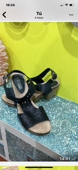 Sandalias blancas talla 38