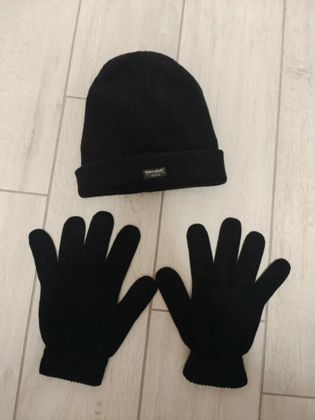Guanti+ Berretto Thinsulate neri
