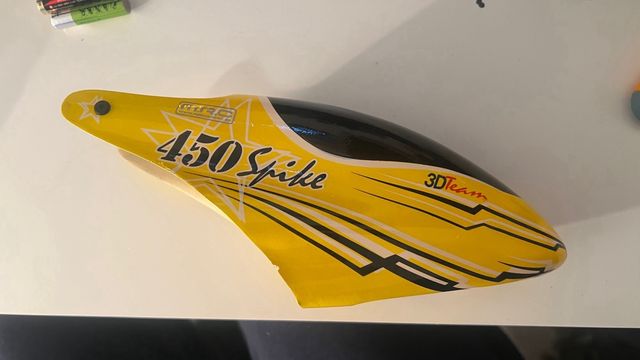 Despiece helicóptero RC 450 Flybar