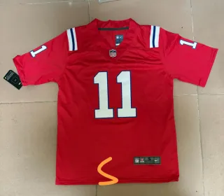 Camiseta Patriots Edelman #11 Roja Talla S
