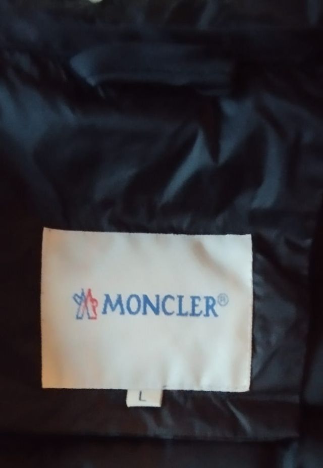 Chaleco Moncler Negro Talla L