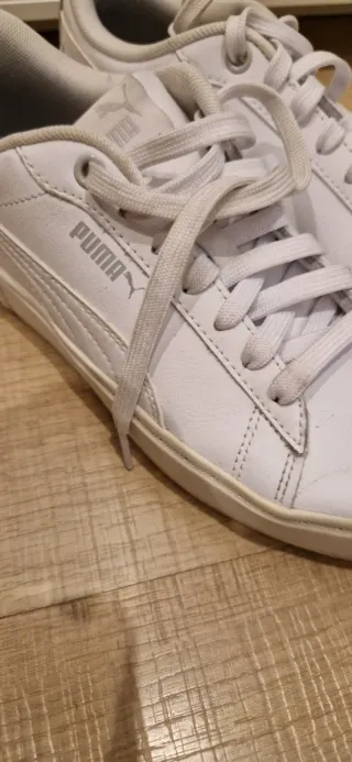 Bambas Puma Smash V2 Plataforma Blancas