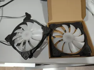 Pack 2 Ventiladores PC 140mm LED.