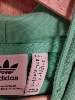 Sudadera Adidas Verde Menta