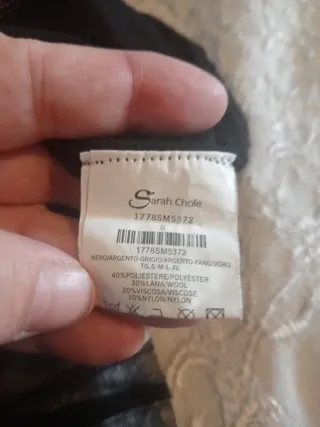 Jersey Sarah Chole Negro y Gris