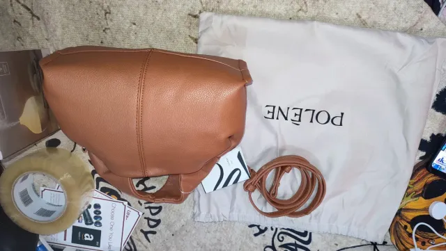 Bolso Polene Marrón Piel