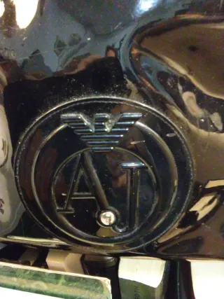 Bolso Armani Negro Charol