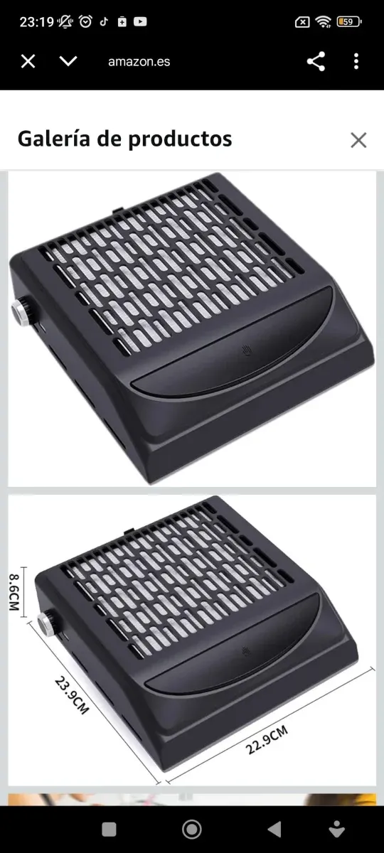 Aspirador de uñas profesional