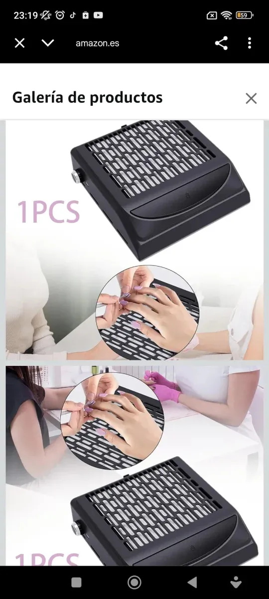 Aspirador de uñas profesional