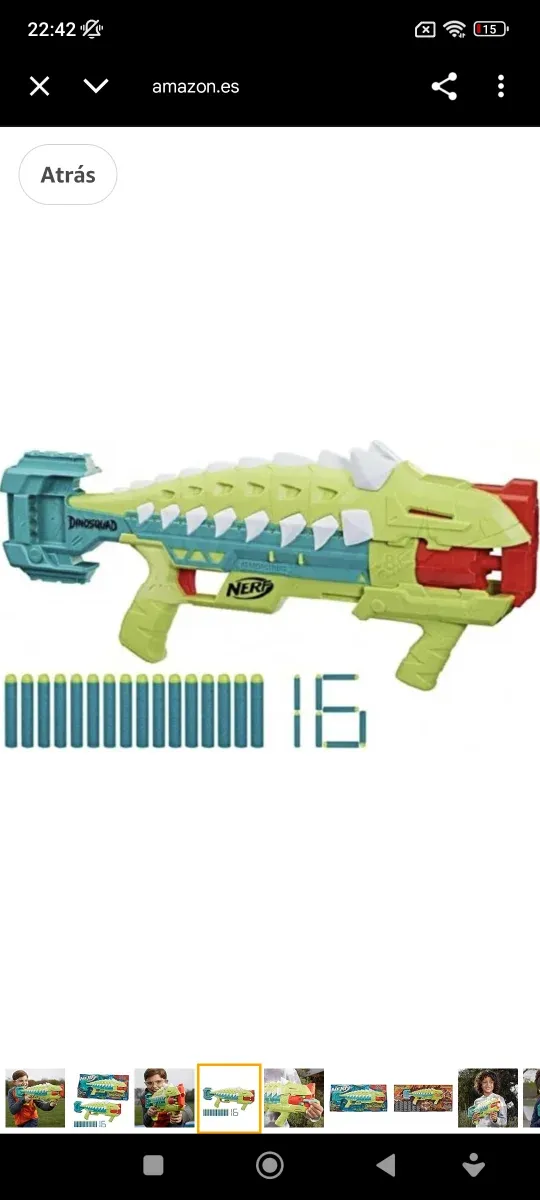 Pistola de Juguete Nerf