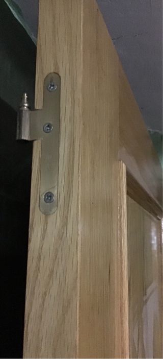 Puerta de madera de roble