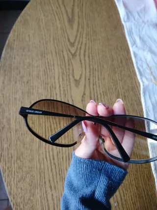 Occhiali da sole Armani neri/marroni