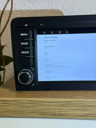 Radio pantalla para Audi A3