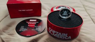 Moneda Plata Capitán América Fiji 2019 1$