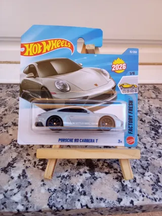 Hotwheels Porsche 911 Carrera T Gris