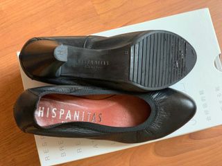 Zapatos Hispanitas Piel Negros T 39