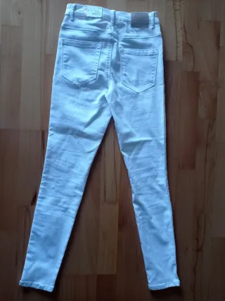 Pantalón vaquero blanco ONLY Talla S