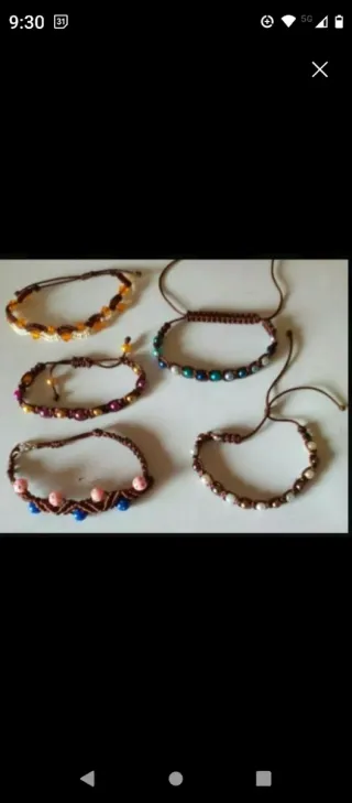 Pulsera macramé hechas a mano